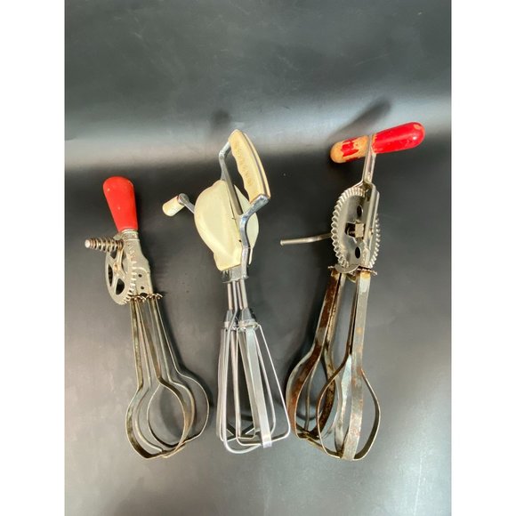 Vintage Lot of 3 Hand Beaters Maynard A&J High Speed - Picture 1 of 12